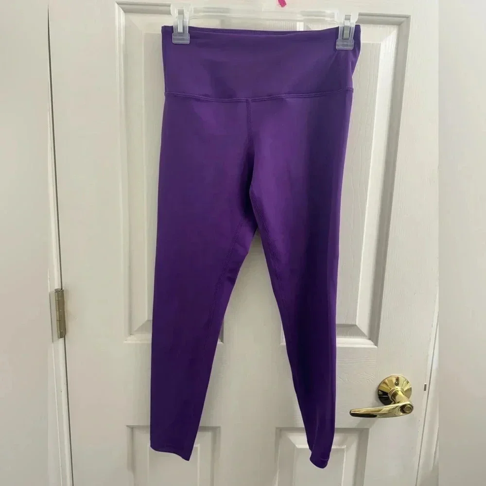 Lovely Fit Yoga Petite Purple Yoga pants